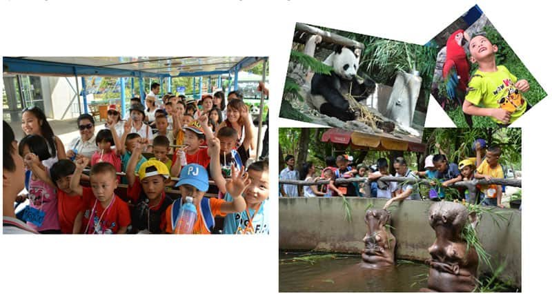 Kids enjoy Chiang Mai Zoo