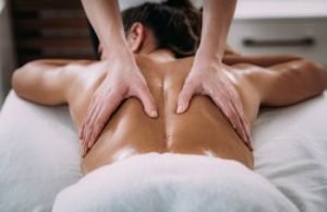 Spa and massage treatment menu