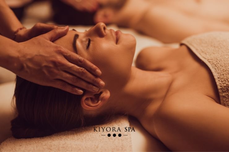 aromatherapy massage which promotes stress relief and relaxation