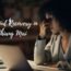 woman suffering from burnout due to stress and work.