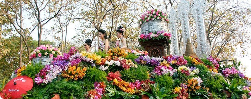 Flower festival in Chiang Mai