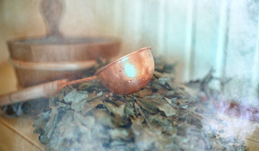 thai herbs used for herbal steam therapy, in spa in chiang mai with a steam room. 