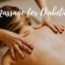 woman with diabetes getting a massage in chiang mai spa