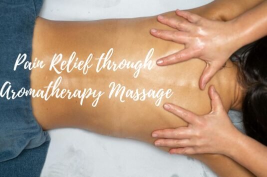 A Client Getting An Aromatherapy Massage For Pain Relief