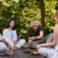 a group of guests enjoying a retreat in chiang mai